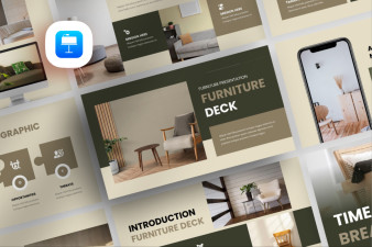 Minimalist Furniture Deck Keynote Template